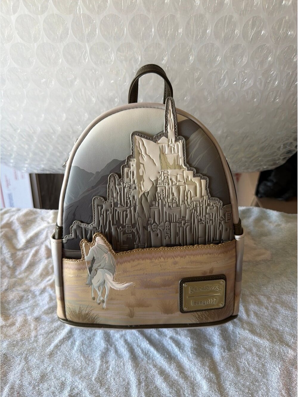 Loungefly The Lord of the Rings Minas Tirith Mini Backpack NWT